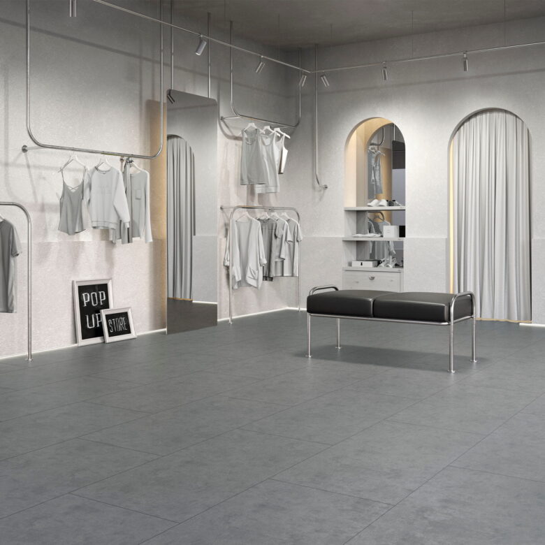 Suelo Laminado FAUS Concrete Cendre