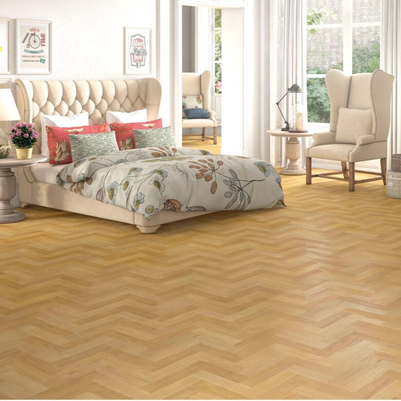 Podłogi laminowane FAUS Natural Herringbone