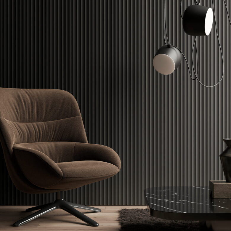 Wall Panelling FAUS Wall Tec Ola Antracita